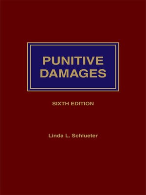 cover image of Punitive Damages